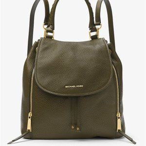 Michael Kors Viv Large Leather Backpack